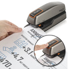Swingline Optima 20 Compact Electric Stapler-QuickLoad technology for easy staple reloading. Eject empty staple magazines with the press of a button