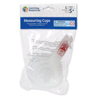 Learning Resources Measuring Cups, Set of 5, 30 Pack (LER4290)-Includes 1/8 cup (29.5 ml), 1/4 cup (59 ml), 1/3 cup (79 ml), 1/2 cup (118 ml) and 1 cup (236 ml) sizes with detachable rings and nests