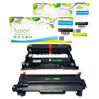 fuzion Brother TN830 / DR830 Compatible Toner & Drum Kit - Standard Yield - Black-Black
