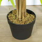 Outsunny 5' Artificial Bamboo Tree in Pot - Green - 2 Pack-Colour: Green 