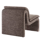 Modway Lume Boucle Upholstered Armless Accent Chair - Antique-Versatile Use