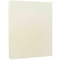 JAM Paper Strathmore Cardstock - 80 lb - 8.5" x 11" - Ivory Wove - 50 Sheets-Color: Ivory Wove / Make your work stand out with premium premium solid core cardstock; its colorful all the way through!