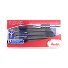 Pentel R.S.V.P. Ballpoint Pens – 0.7mm – Blue – 12 Pack  -Sturdy, well-balanced barrel makes this a favorite pen