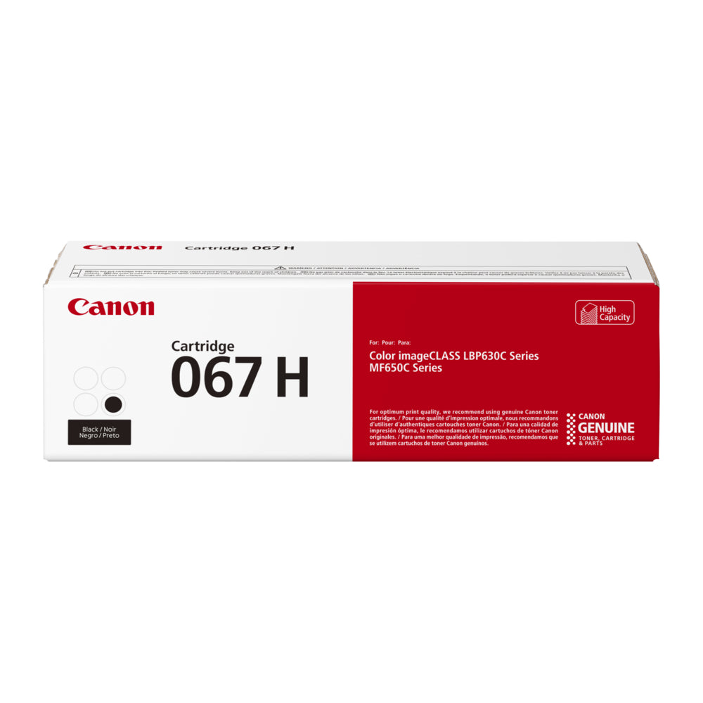 Canon Cartridge 067 H Black 純正トナー Canon 067 H Toner Cartridge - High Capacity Yield - Black | staples.ca