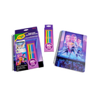 Crayola K Pop Demon Hunters Colour & Sketch Activity Pad-Features bold scenes and character‑inspired activities perfect for fans of the K Pop Demon Hunters movie and soundtrack