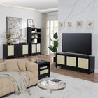 Manhattan Comfort Sheridan 62.99" Mid-Century Modern TV Stand - Black-10