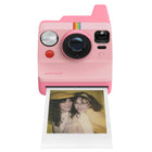 Polaroid Now Gen 3 Instant Camera + Color Film Bundle (8 photos) - Pink-Accurate, human-friendly flash system