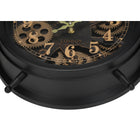 Monarch Specialties Clocks 12" Round Table Clock - Brown -No assembly required, simply insert 3pcs AA batteries (not included) for a convenient and hassle-free addition to your home decor