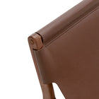 Modway Sonora Leather Sling Chair - Nutmeg Brown-8