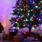 HOMCOM 6' Pre-Lit Artificial Christmas Tree with Dual-Colour LED Lights - Green-Material: Plastic, Steel 