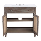 Modway Lilo 36" Bathroom Vanity - Grey/White-9
