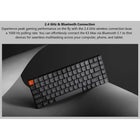 Keychron K3 Max RGB Low Profile Wireless Mechanical Keyboard - Brown Switch - 75% Layout - Carbon Black-Innovative Design Features: The Double-Gasket Design and gasket mount construction reduce acoustic resonance and enhance key sound, while the KSA Double-Shot PBT Keycaps provide durability and comfort for long-term use.