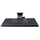 Intekview 25" Ambidextrous Keyboard Tray Kit-Keyboard drawer on rail, black finish