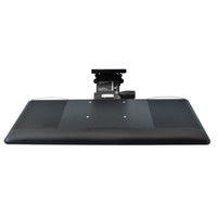 Intekview 25" Ambidextrous Keyboard Tray Kit-Keyboard drawer on rail, black finish