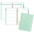 Cambridge 2027 Small Weekly/ Monthly Planner - 8-½" H x 6" W - Glimmer - Bilingual-Twin coil binding