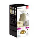 Xtricity Roccabella Portable LED Touch Table Lamp - Gold-Touch activation for easy operation