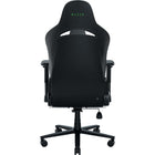 Razer Enki X Gaming Chair - Green-Dual-Textured, Eco Sustainable Synthetic Leather – The Razer Enki X’s core areas are covered in a plush textured fabric for more refined comfort, while its outer edges are lined with smooth leather to better withstand daily wear and tear.