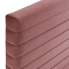 Modway Tranquil Channel Tufted King/California King Headboard - Dusty Rose-7 Mounting Positions