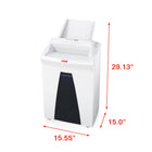 HSM Securio Auto Feed 300CL5, 300 Sheet Stack, 5-7 Sheet, Micro-Cut Office Shredder-Powerful motor allows for continuous operation