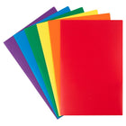 JAM Paper Legal Heavy Duty Plastic 2 Pocket Presentation Folders - Assorted Primary Colours - 6 Pack-Quantity: 6 Folders per Pack | One for each subject & project 
