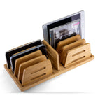 Officemate Bamboo File Sorter - Small - Natural Wood Grain-Modern and simplistic design. 9 different filing compartments