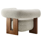 Modway Jace Boucle Accent Chair - River Rock-Fully Assembled