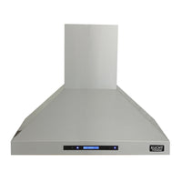 KUCHT KRH3610A 36" 900 CFM Wall Mounted Range Hood - Stainless Steel-High quality 1.0 mm thickness 304 grade stainless steel professional range hood will enhance the look of your gourmet kitchen