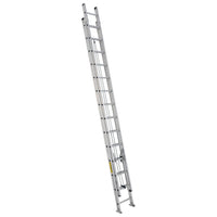 Featherlite 3200D Series 28' Industrial Heavy-Duty Aluminum Extension/Straight Ladder-Max. Open Height: 25'