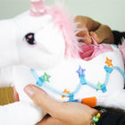 Bouncyband Busy Bee Sensory Activity Toy - Unicorn-QUIET & PORTABLE: 12” Busy Bee silently enables fidgeting motion without disturbing others and can be kept in a backpack and used in school, home, and the car