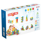 Geomag Magicubes Full Color Try Me Recycled - Set of 64-100% recycled plastic block magnets for kids: For little hands learning to balance traditional building blocks, these magnetic building blocks are great for early building skills. Discovery toys for hand-eye coordination.