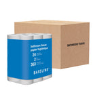 Baseline 2-Ply Bathroom Tissue - 363 Sheets Per Roll - 2 Packs of 24 Rolls - 48 Rolls-Roll Diameter : 4.92"
