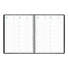 Blueline 2027 Planifi-Action 13-Month 7-Day Weekly/Monthly Planner - 11" x 8-1/2" - Black - French-Extra bonus pages include: dedicated notes and contacts section