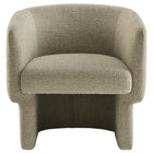 Modway Muse Boucle Fabric Barrel Accent Chair - Cork-7