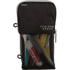 Five Star Stand-N-Store Pencil Pouch - Black/Grey-Black/Grey