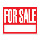 Cosco For Sale Sign with Metal Stake Kit - 15" x 19" - Red and White-This for sale sign features bold red and white colors to ensure high visibility for attracting attention from a distance