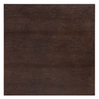 Modway Verne 24" Square Dining Table - Gold Cherry Walnut-Polished Gold Metal Pedestal Base