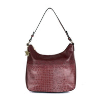 Karla Hanson Phoebe Women's Hobo Bag - Wine-Hobo Shoulder Bag