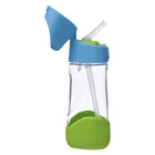 b.box - Tritan Drink Bottle - 450ml - Ocean Breeze-Spill-proof straw and robust handle for school and on-the-go
