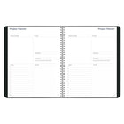 Blueline 14 Months Monthly Academic Planner - July to August - 11" H x 8 1/2" W - Assorted Colours - English-Contacts section