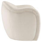 Modway Compose Performance Velvet Accent Chair - Alabaster-French Piping Trim