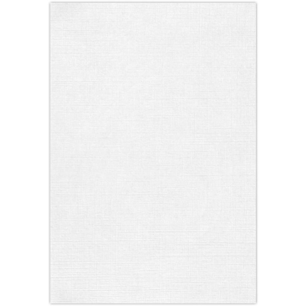 JAM Paper Bright White Linen Paper - 13