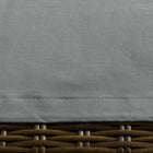 Modway Immerse Convene / Sojourn / Summon Loveseat and Varied Use Outdoor Patio Furniture Cover - Grey-Polyester and PE Coating