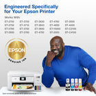 Epson T502 Ink Bottle - High Capacity - Black-EcoFit ink bottles - uniquely keyed for easy filling