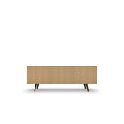 Manhattan Comfort Liberty MDP and MDF 62.99"W TV Stand, Rustic Brown and White (201AMC96)-Recommended for a 46" -60" TV.