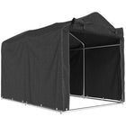 Outsunny 7' x 5' Garden Storage Tent-Spacious storage shed for bikes, motorcycles, and more
