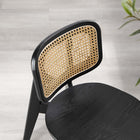 Modway Habitat Wood Dining Side Chair - Black-Includes Non-Marking Foot Caps