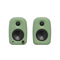 Kanto Powered Desktop Speakers with USB-C, RCA, Bluetooth 5.3 and Headphone Out - Sage - 2 Pack-3/4" Silk Dome Tweeters