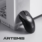 Cybeart Artemis Ultra-Light Tri-Mode Wireless Mouse - Black-Kailh micro switches rated for 80M clicks deliver crisp, tactile feedback and long-lasting durability