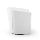 Modway Prospect Tufted Performance Velvet Swivel Armchair - White-Dense Foam Padded Seat