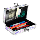 Vaultz Pencil Box - Cheetah-Reliable key lock provides security and features trademarked Vaultz design